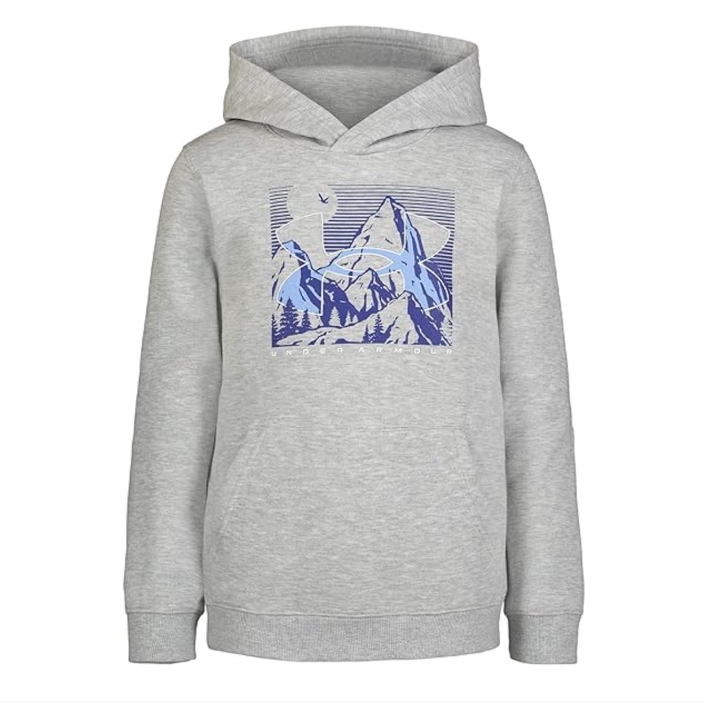 Under Armour Boys' Outdoor Hoodie, Large Front Pocket Quick-Drying & Lightweight
